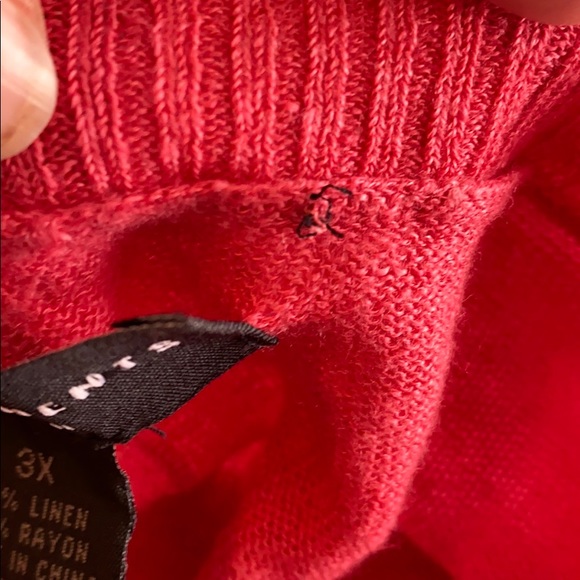 Grace Elements Woman 3X coral light summer sweater - Picture 6 of 6